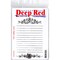 Deep Red Stamps Rose Journal Notes Rubber Cling Stamp 3.8 x 5.8 inches